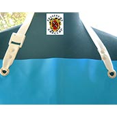 poliuretano blu pettorina